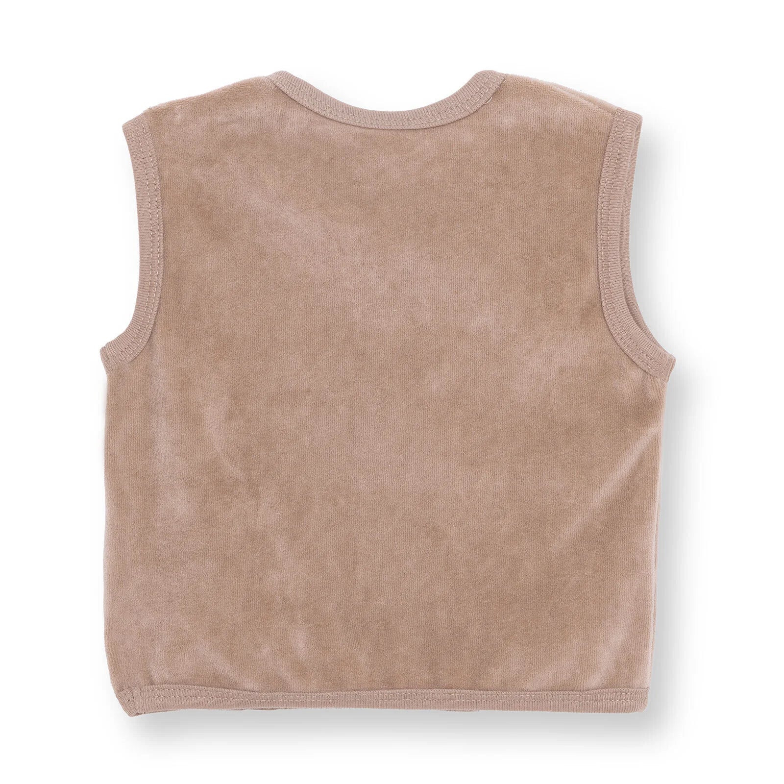 HelloBaby Newborn Vest - Brown - Image 2