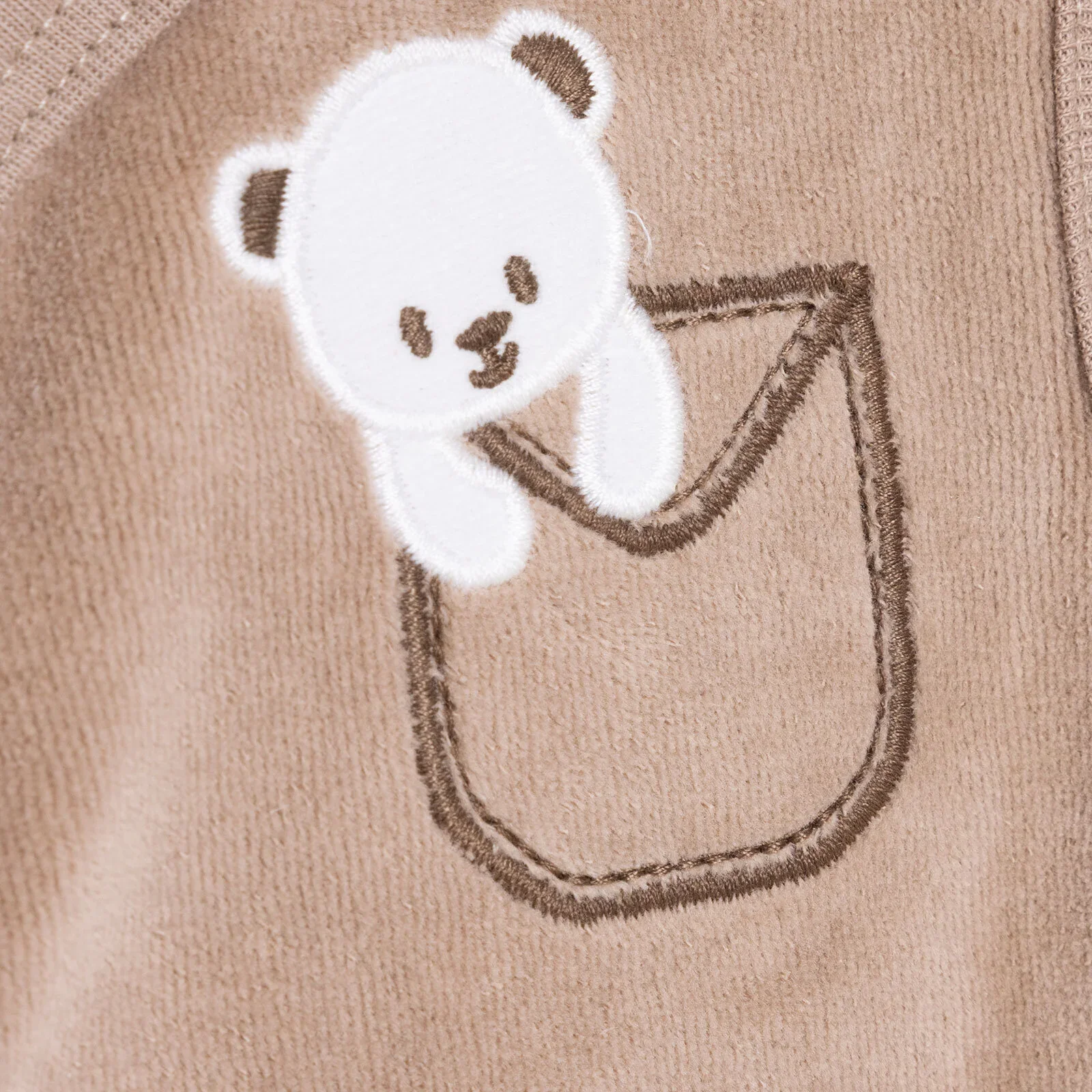 HelloBaby Newborn Vest - Brown - Image 4