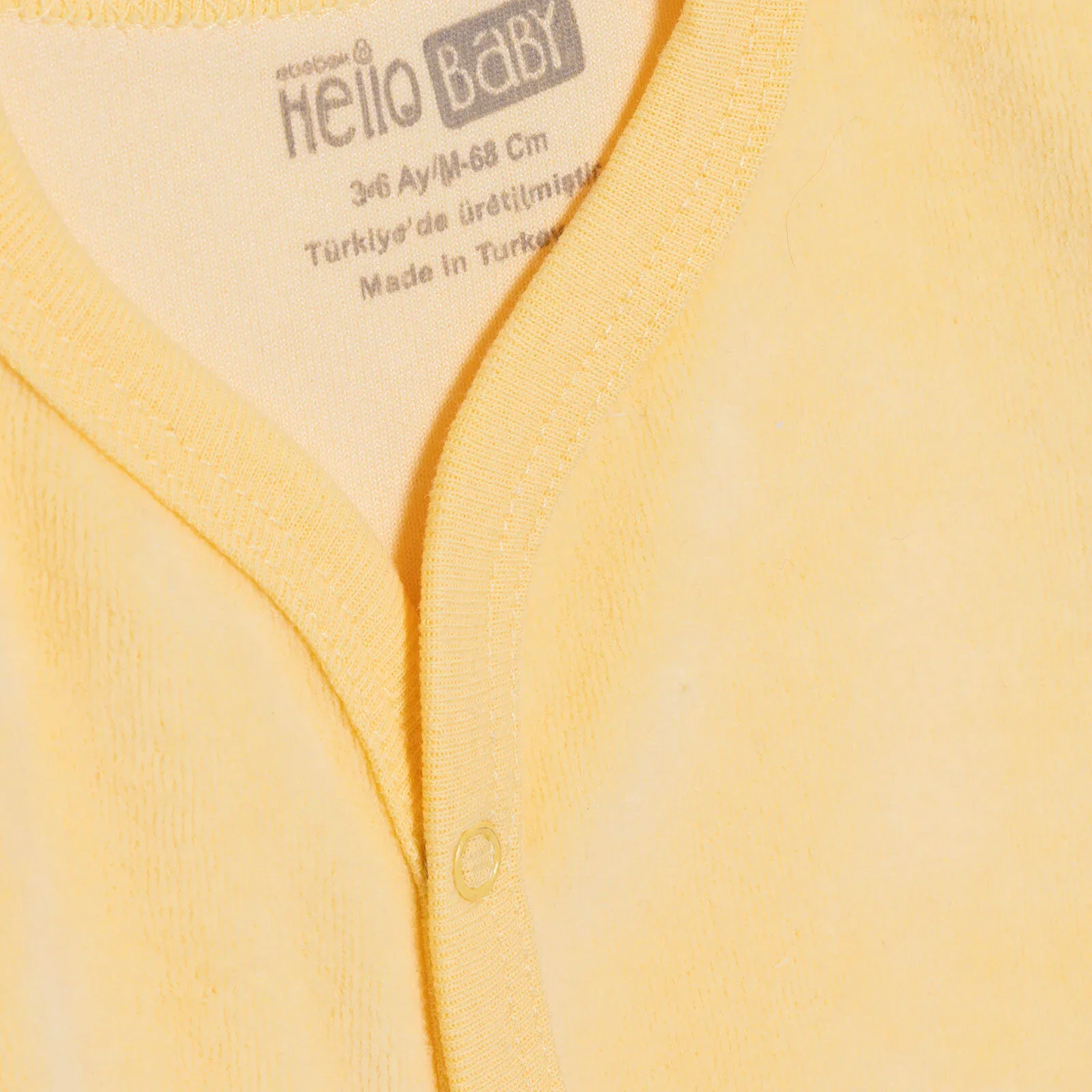 HelloBaby Newborn Vest - Yellow - Image 3