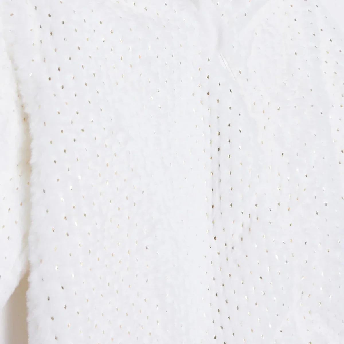 HelloBaby Newborn Welsoft Footed Jumpsuit - Ecru - Image 3