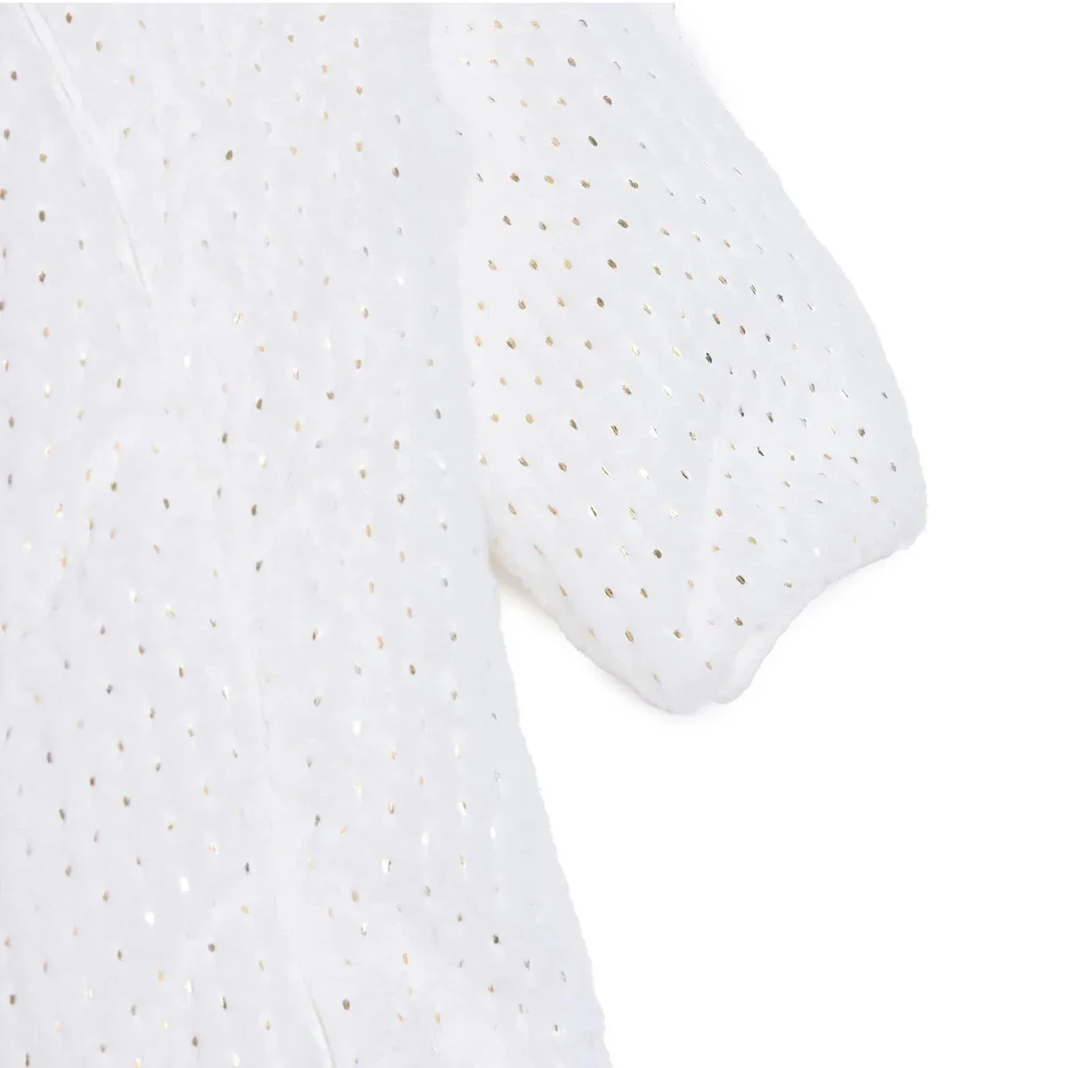 HelloBaby Newborn Welsoft Footed Jumpsuit - Ecru - Image 4