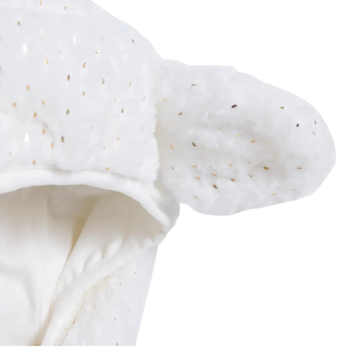 HelloBaby Newborn Welsoft Footed Jumpsuit - Ecru - Image 7