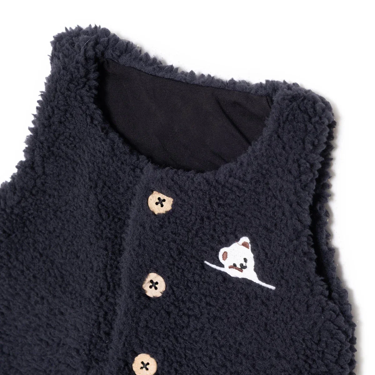 HelloBaby Newborn Welsoft Vest - Black - Image 3