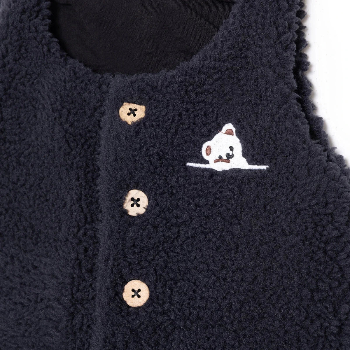 HelloBaby Newborn Welsoft Vest - Black - Image 4