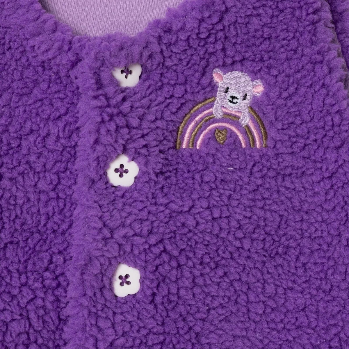 HelloBaby Newborn Welsoft Vest - Purple - Image 4