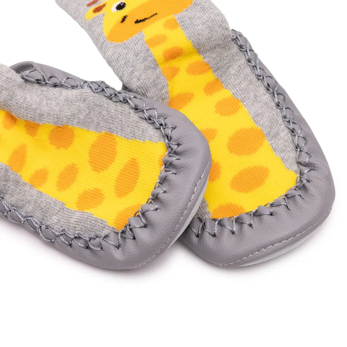 HelloBaby Rattle Socks - Grey Melange - Image 3