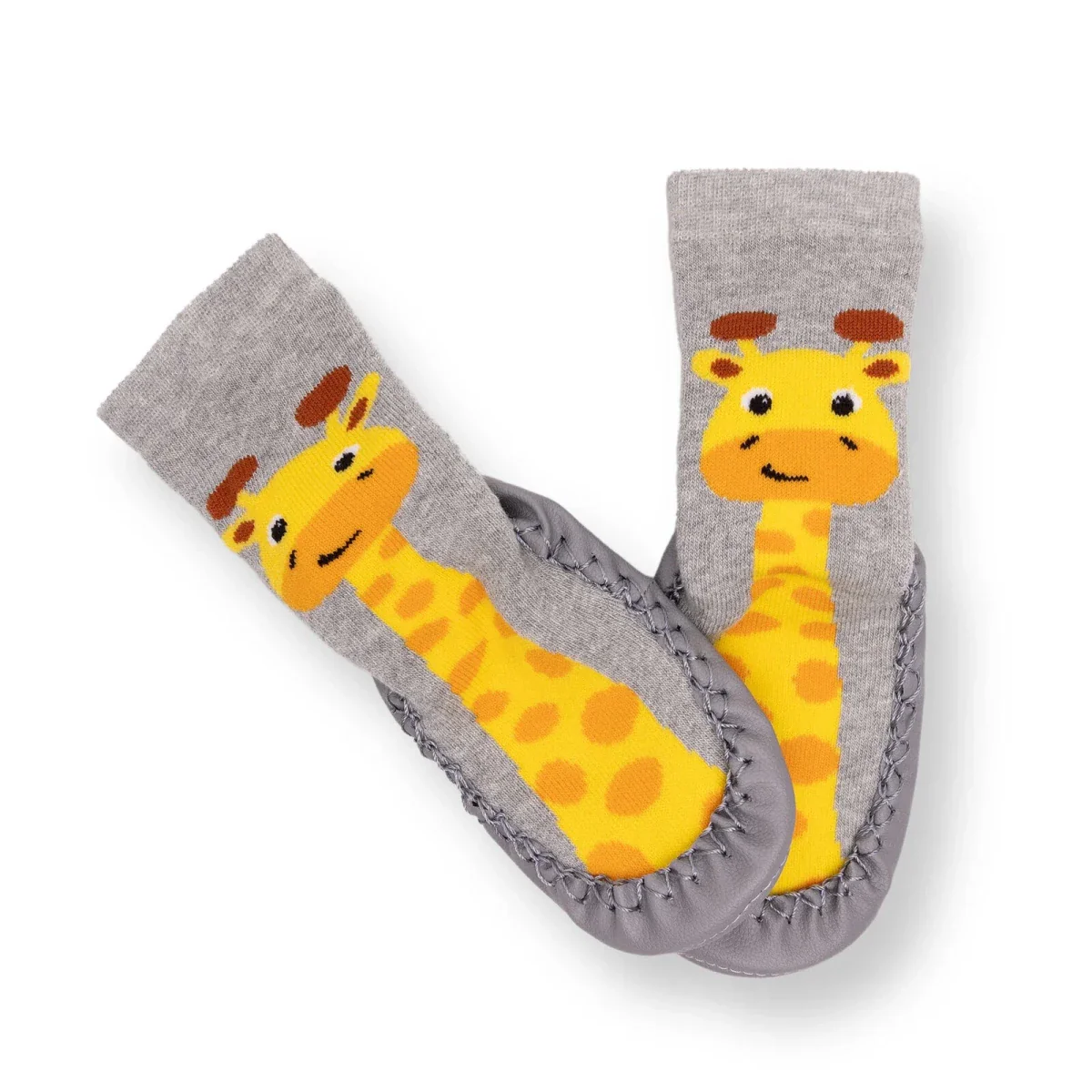 HelloBaby Rattle Socks - Grey Melange - Image 4