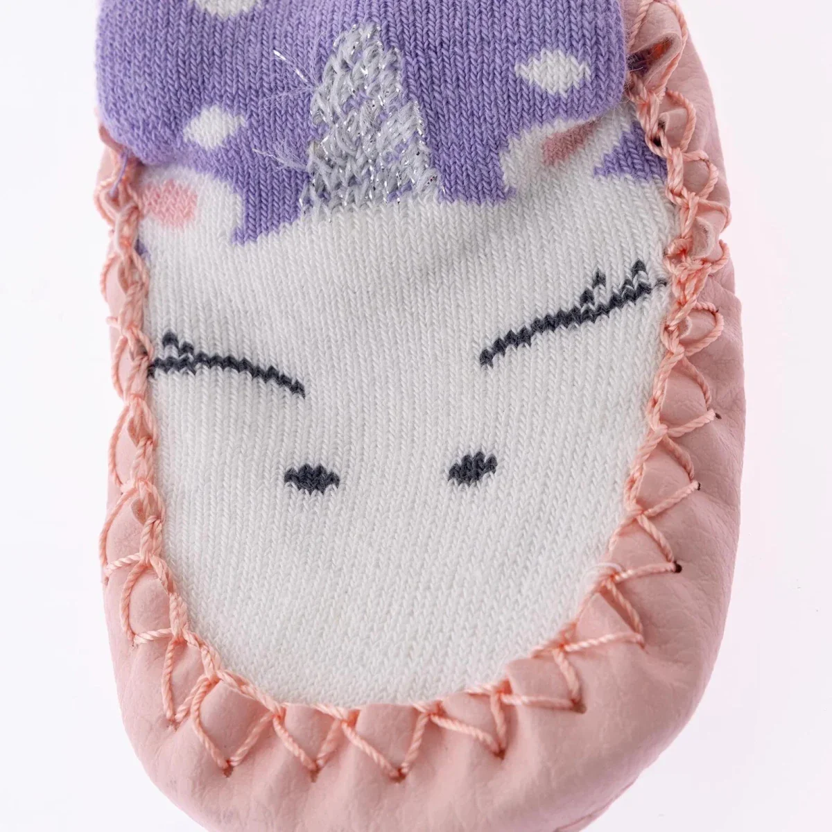 HelloBaby Rattle Socks - Lilac - Image 3
