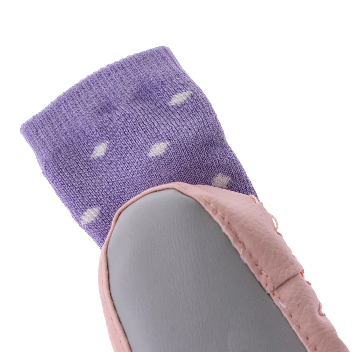 HelloBaby Rattle Socks - Lilac - Image 6