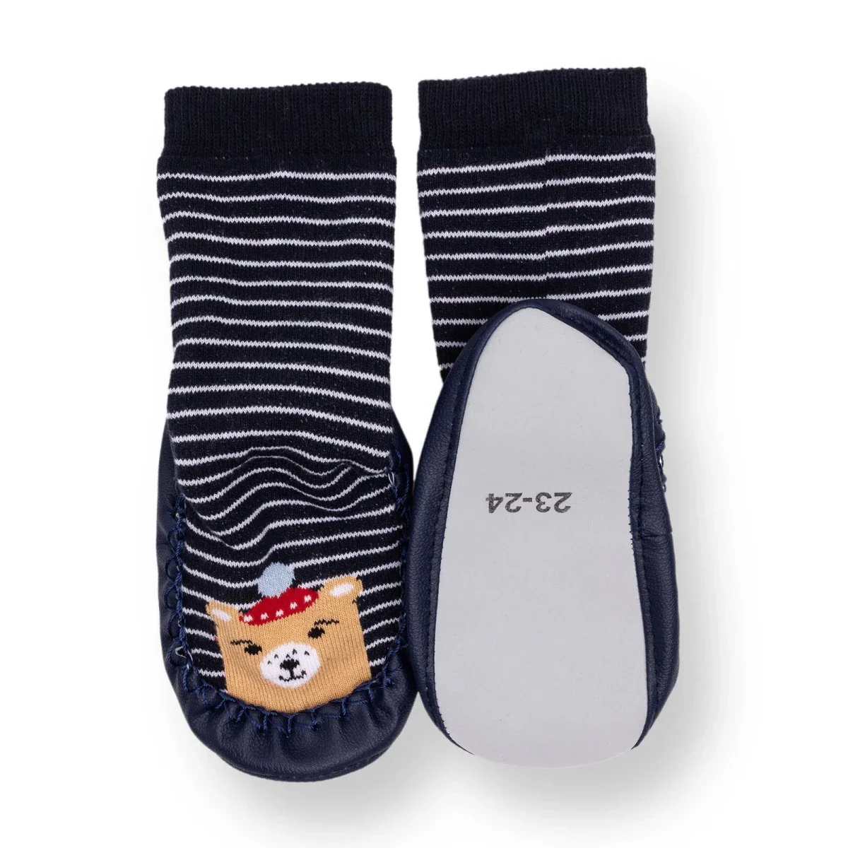 HelloBaby Rattle Socks - Navy Blue - Image 2