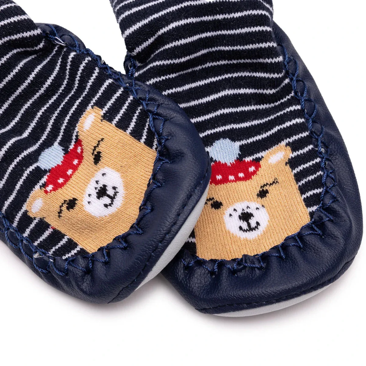 HelloBaby Rattle Socks - Navy Blue - Image 3
