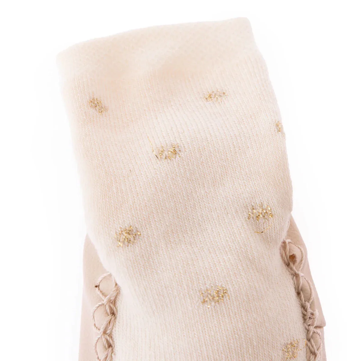 HelloBaby Rattle Socks - Ecru - Image 5