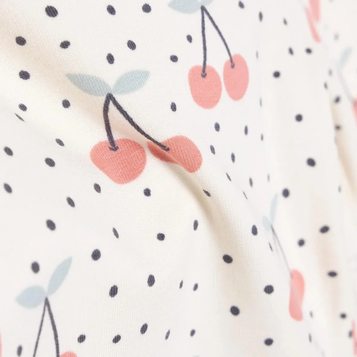 HelloBaby Salopet-Tshirt - Ecru Printed - Image 7