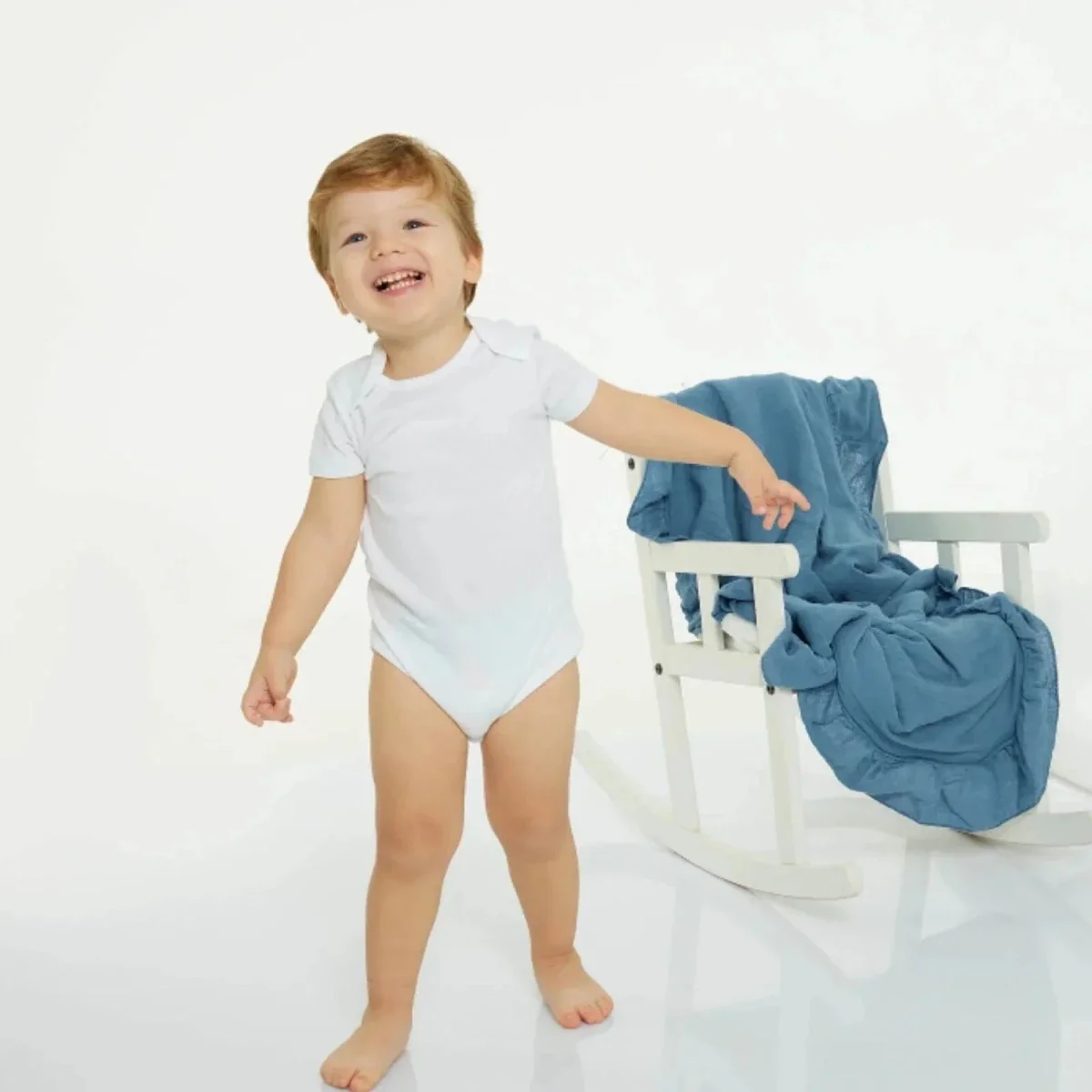 HelloBaby Unisex Short Sleeve Bodysuit 5 pcs - Image 8
