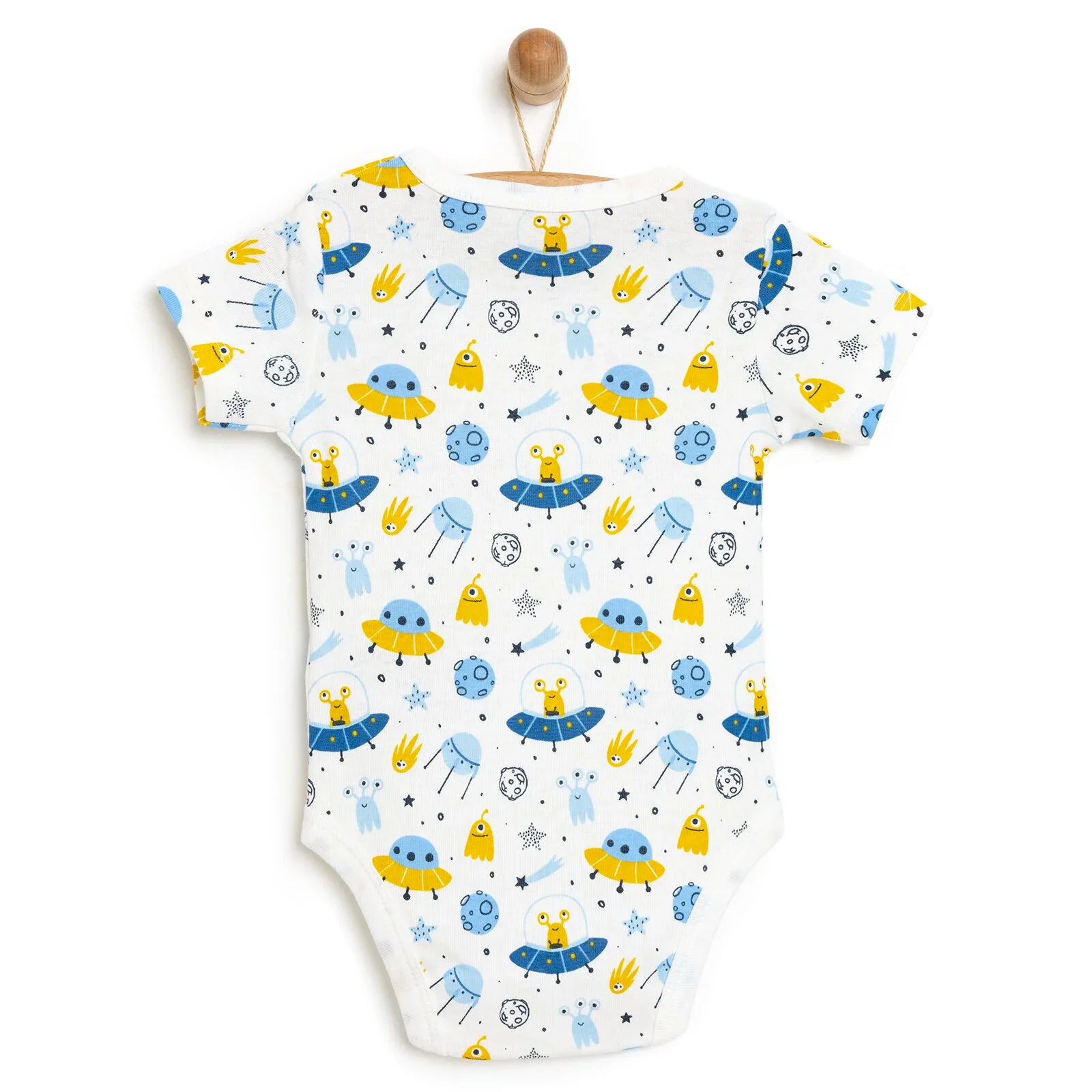 HelloBaby Baby Boy Short Sleeve  Body - White - Image 2