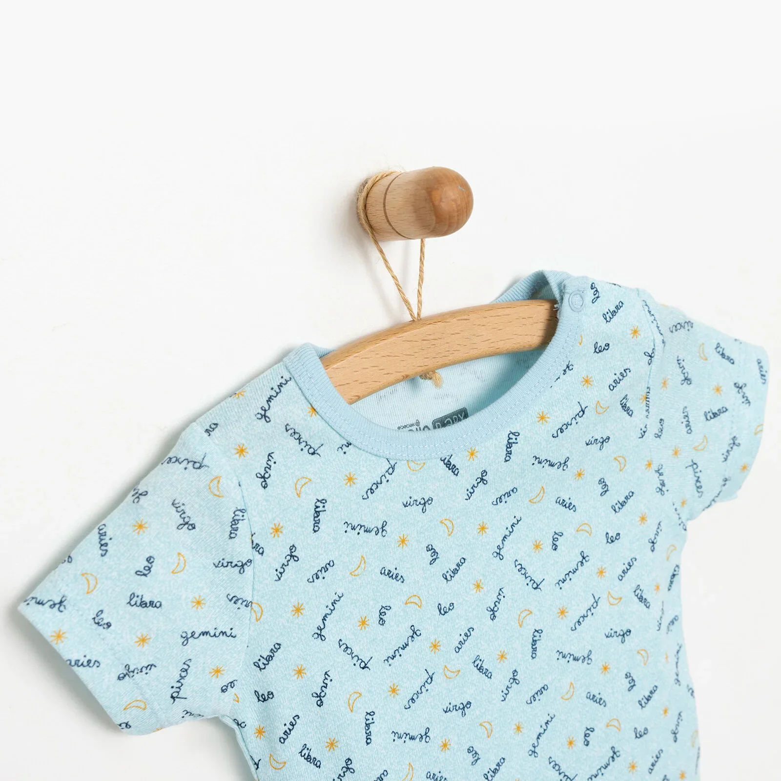 HelloBaby Baby Boy Short Sleeve  Body - Blue - Image 3