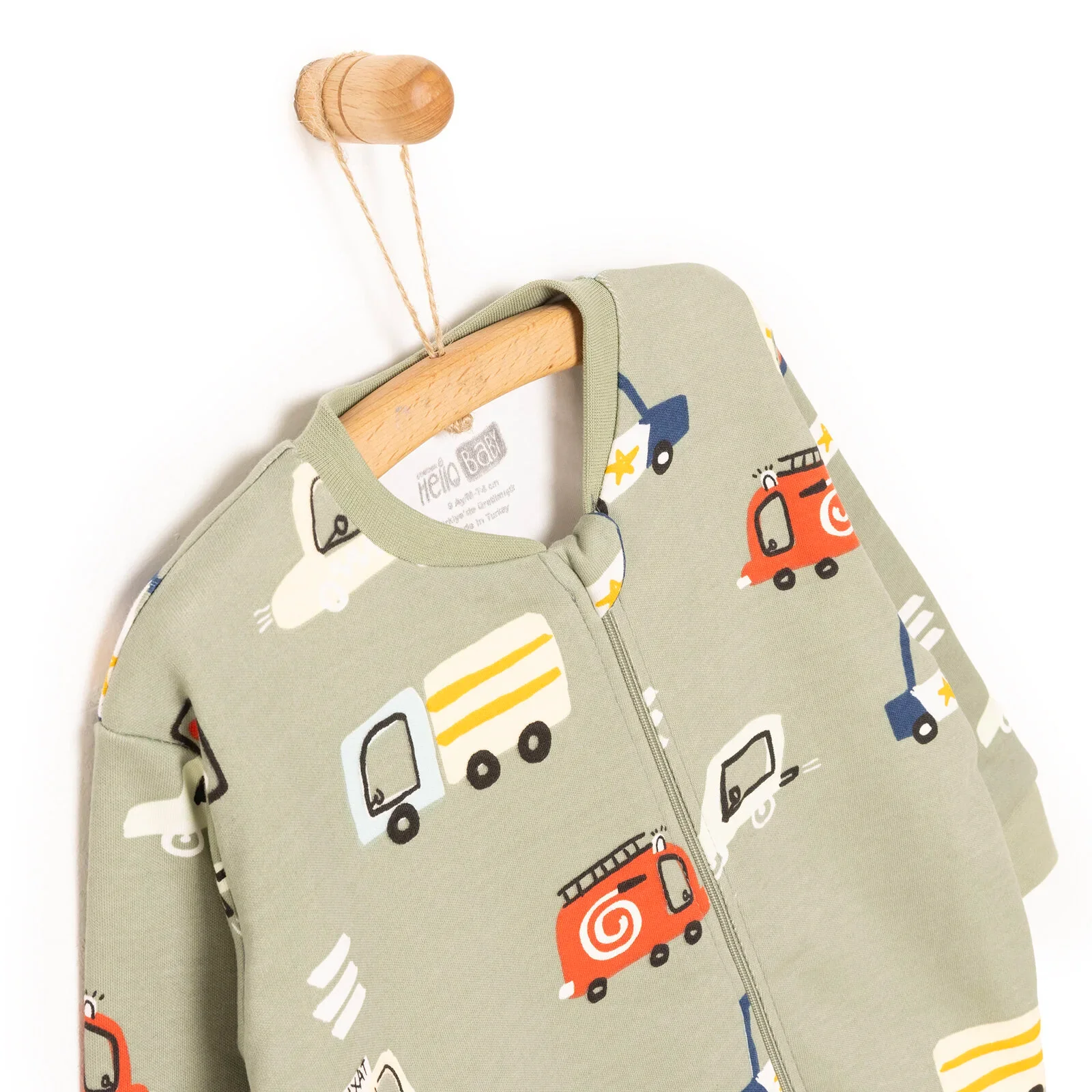 Hellobaby Sleeping Bag 1 Tog - Khaki - Image 3