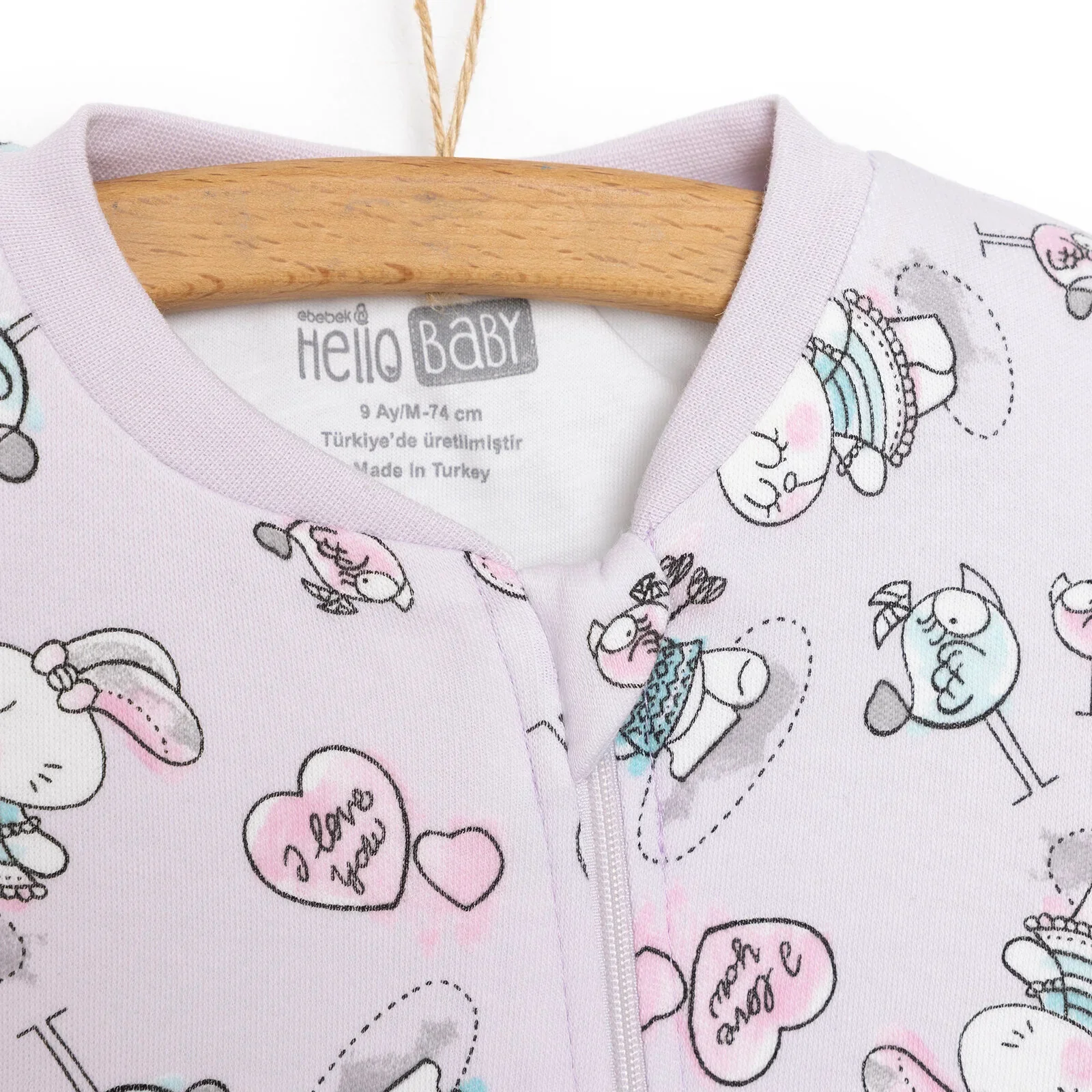 HelloBaby Sleepsuit - Purple - Image 5