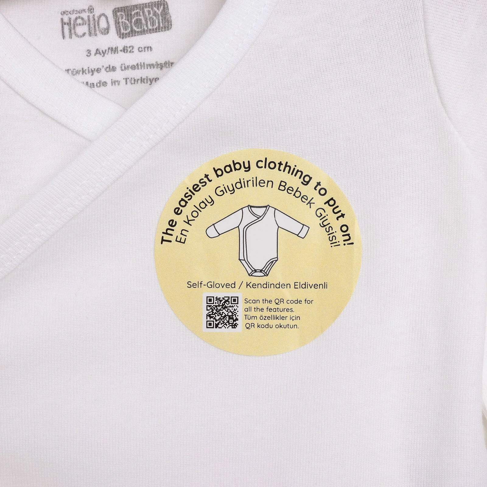 HelloBaby Bodysuit - Ecru - Image 14