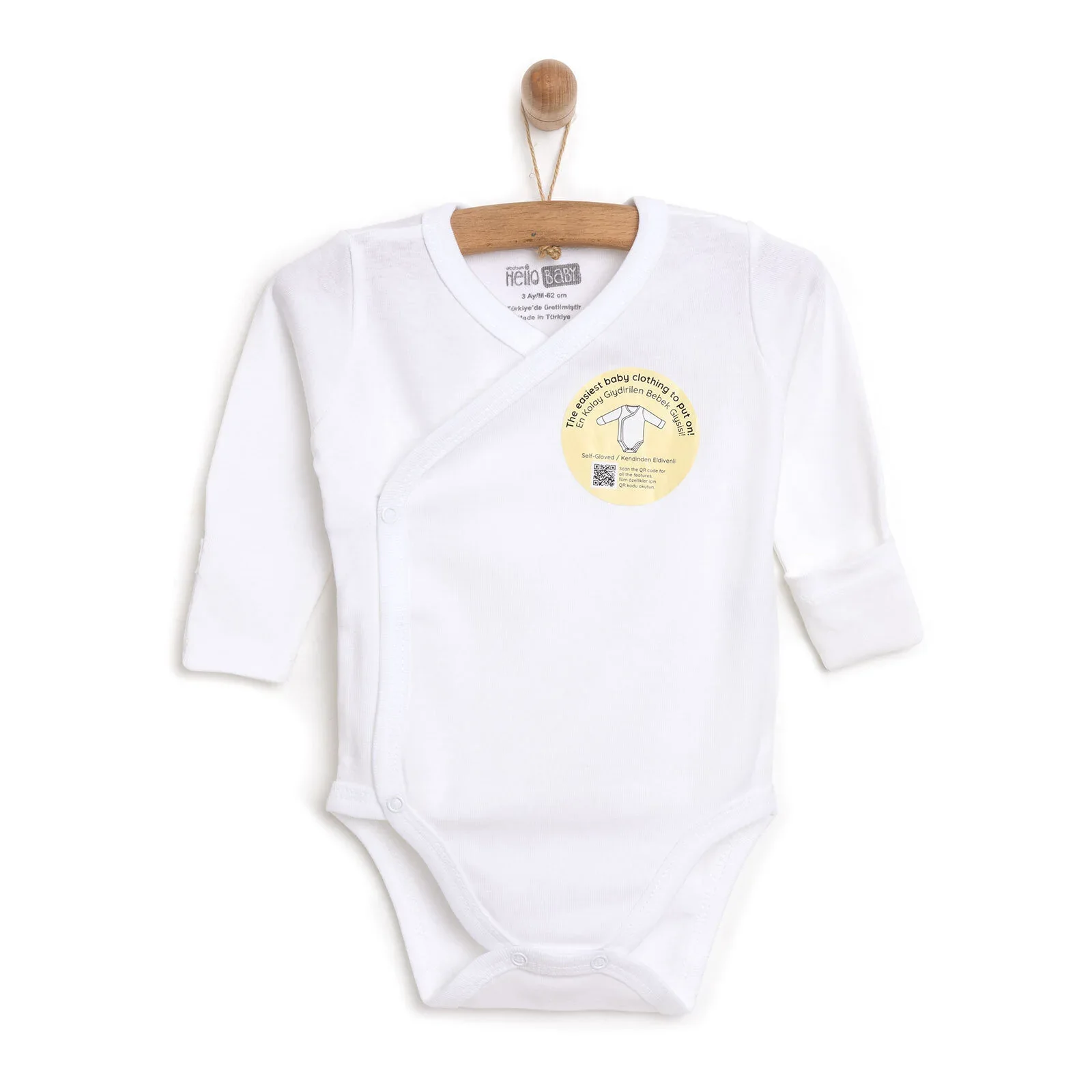 HelloBaby Bodysuit - Ecru - Image 7