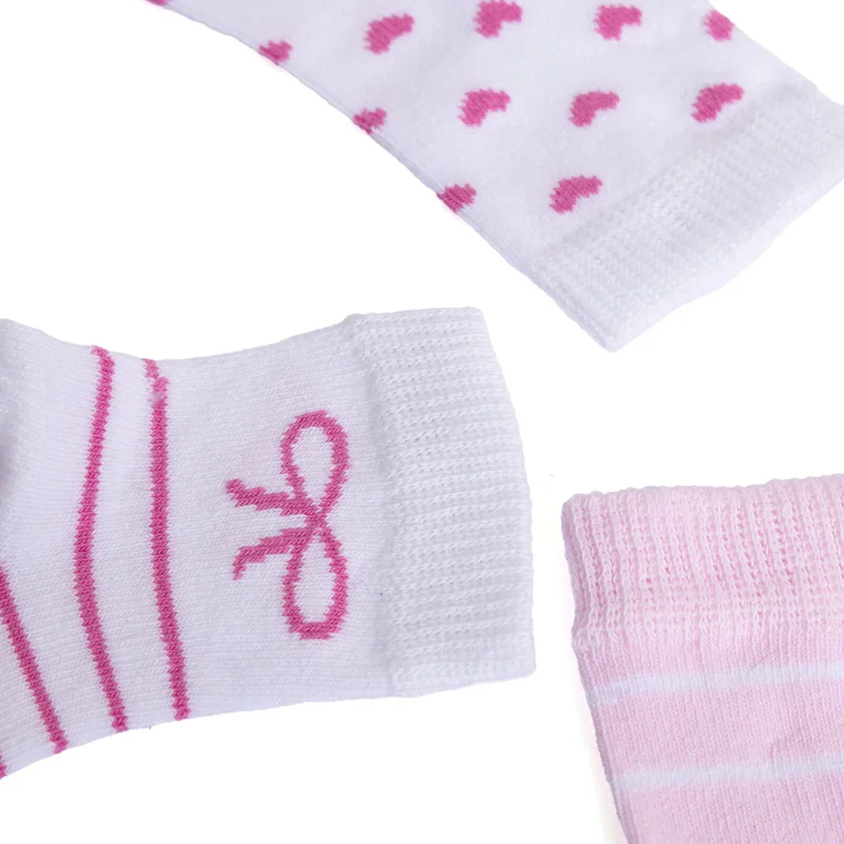 HelloBaby Socks 5 pcs - Pink - Image 6