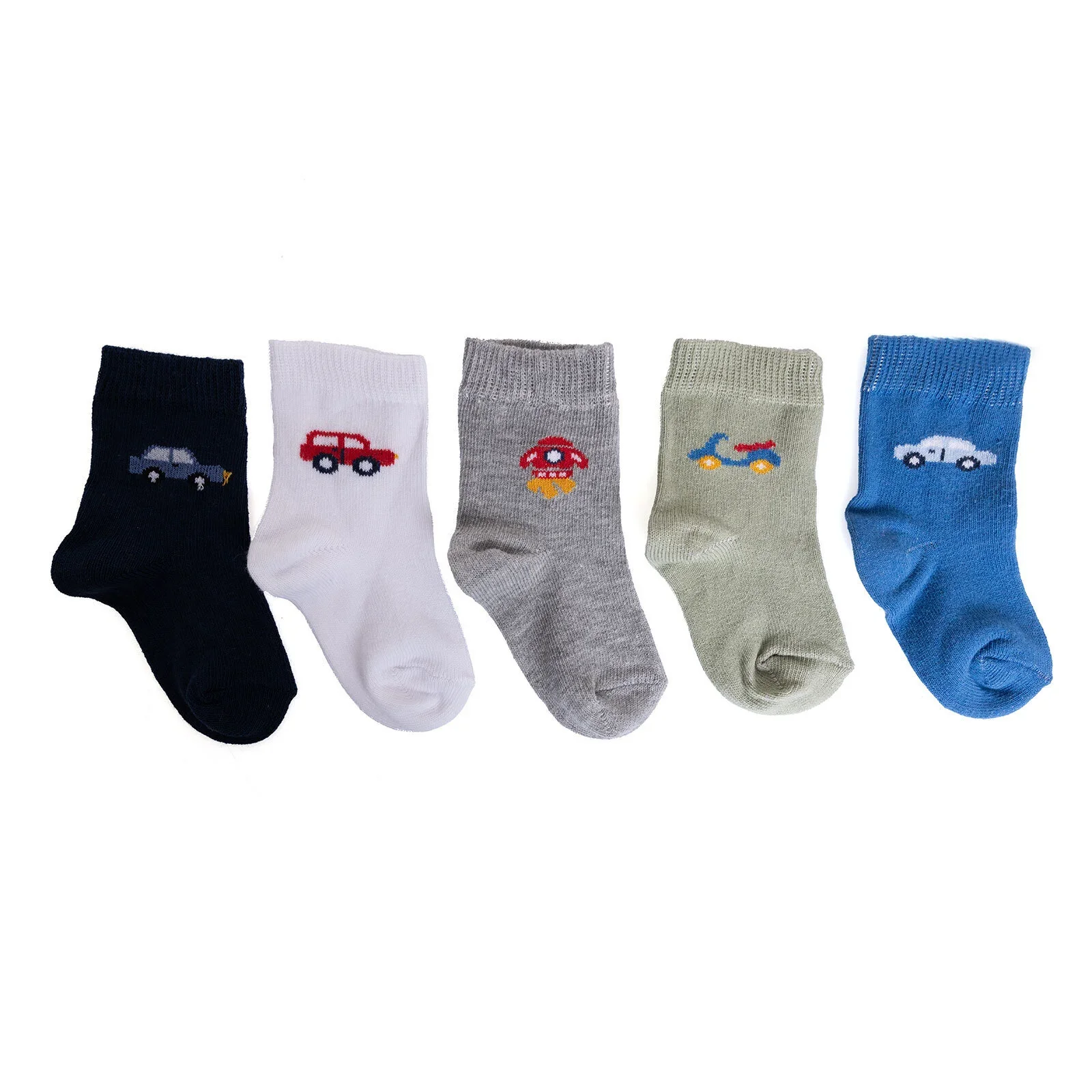 HelloBaby Socks 5 pcs - Blue - Image 3
