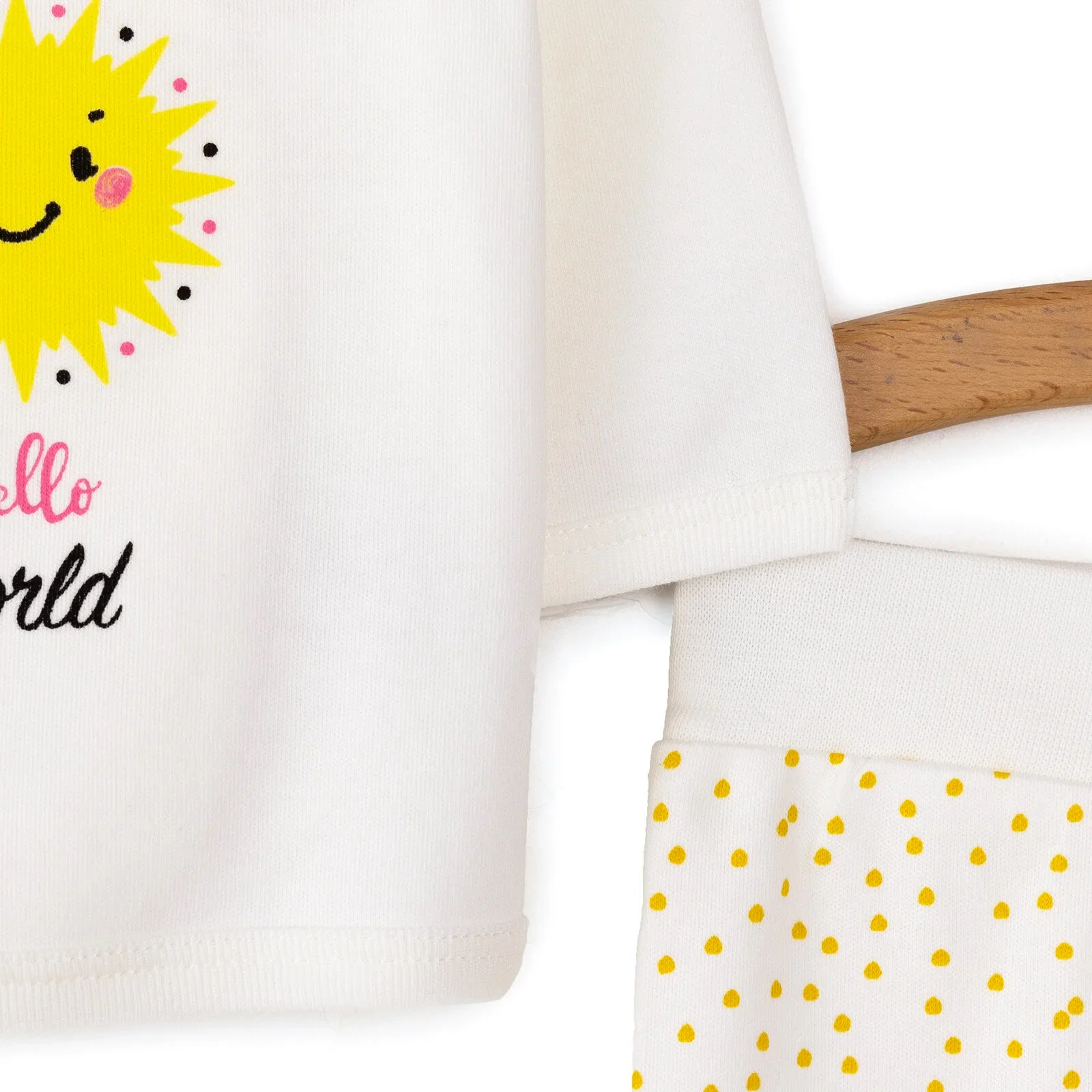 HelloBaby Sunshine 5-Piece Newborn Set - Ecru - Image 4