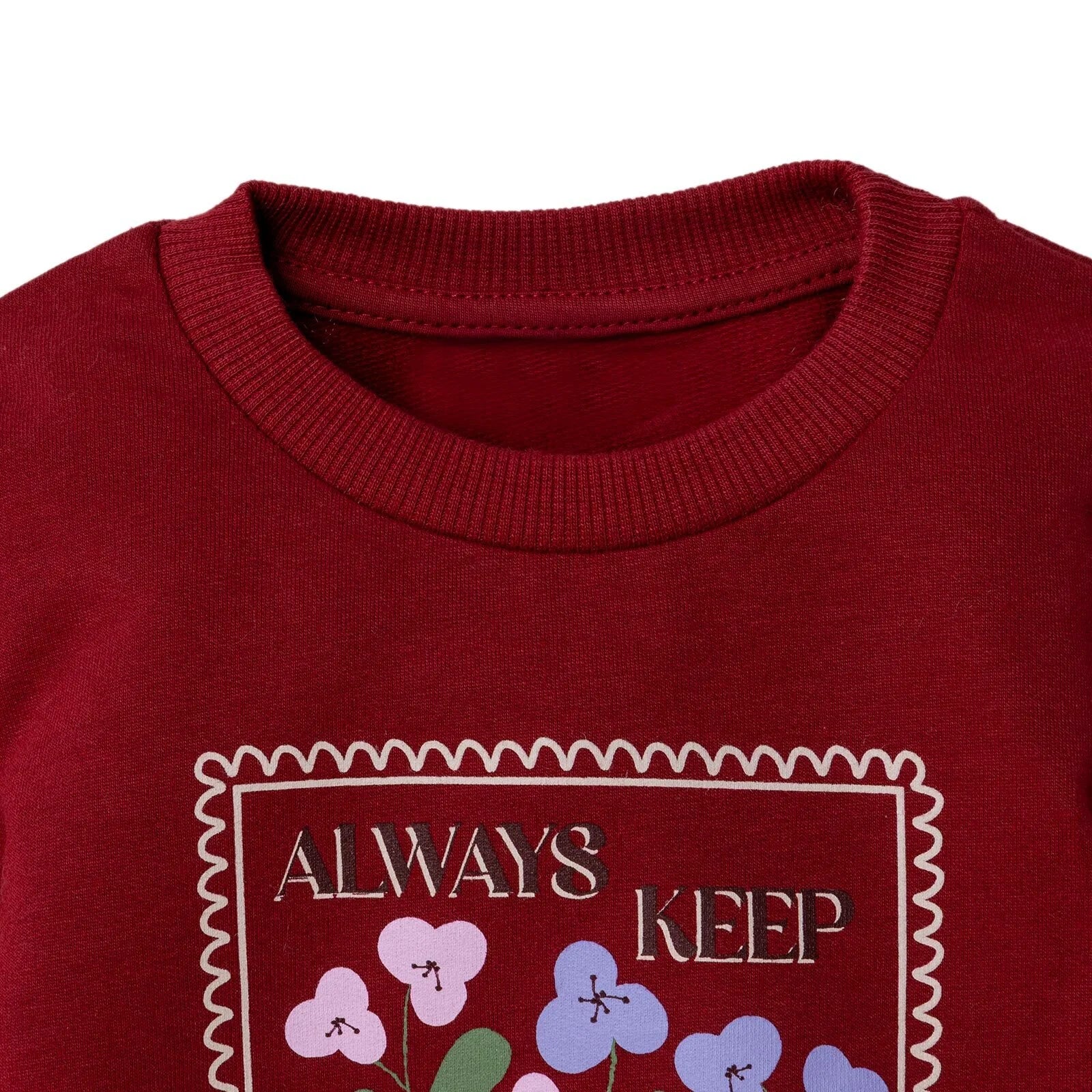 HelloBaby Sweatshirt - Maroon - Image 3