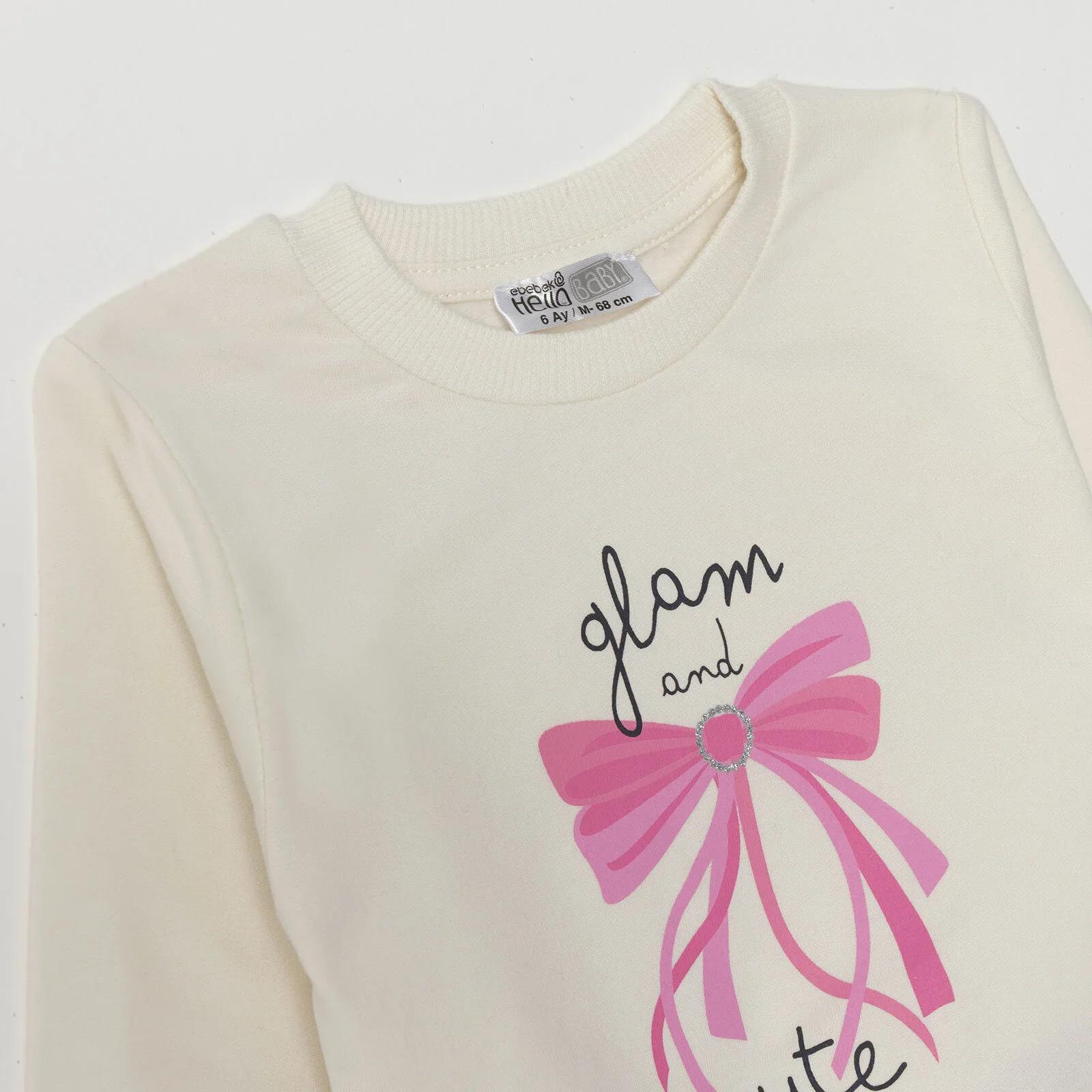 HelloBaby Sweatshirt - Ecru - Image 3