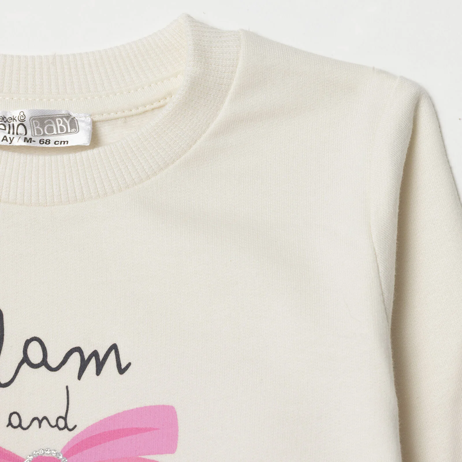 HelloBaby Sweatshirt - Ecru - Image 4