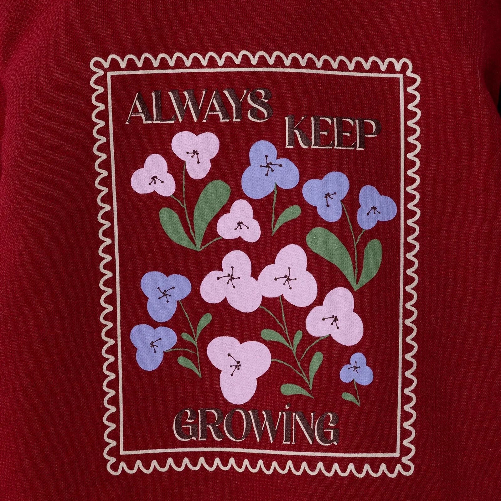 HelloBaby Sweatshirt - Maroon - Image 4