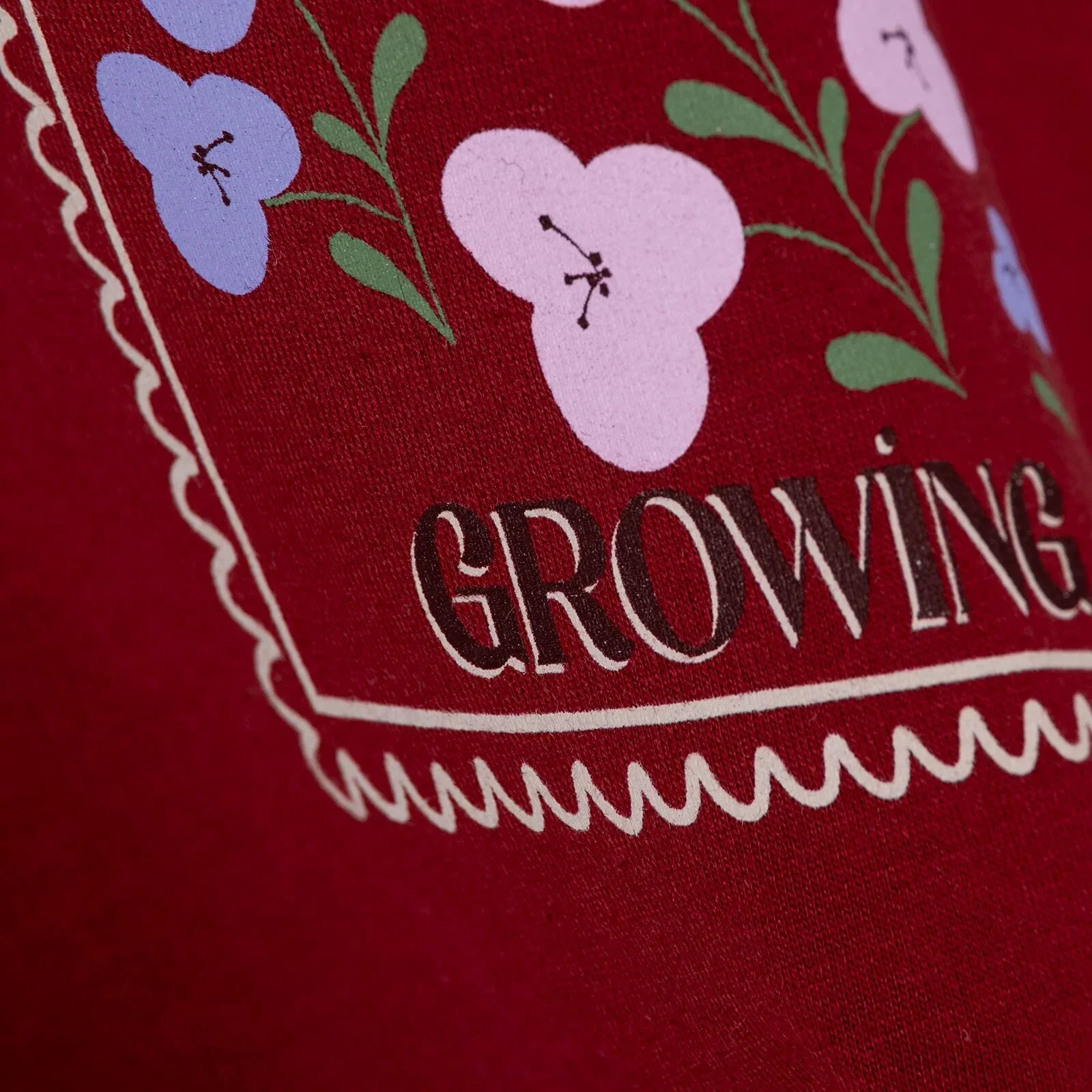 HelloBaby Sweatshirt - Maroon - Image 7
