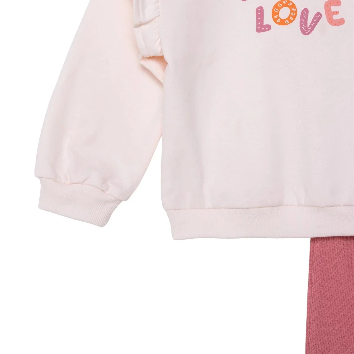 HelloBaby Sweatshirt-Leggings - Light Pink - Image 2