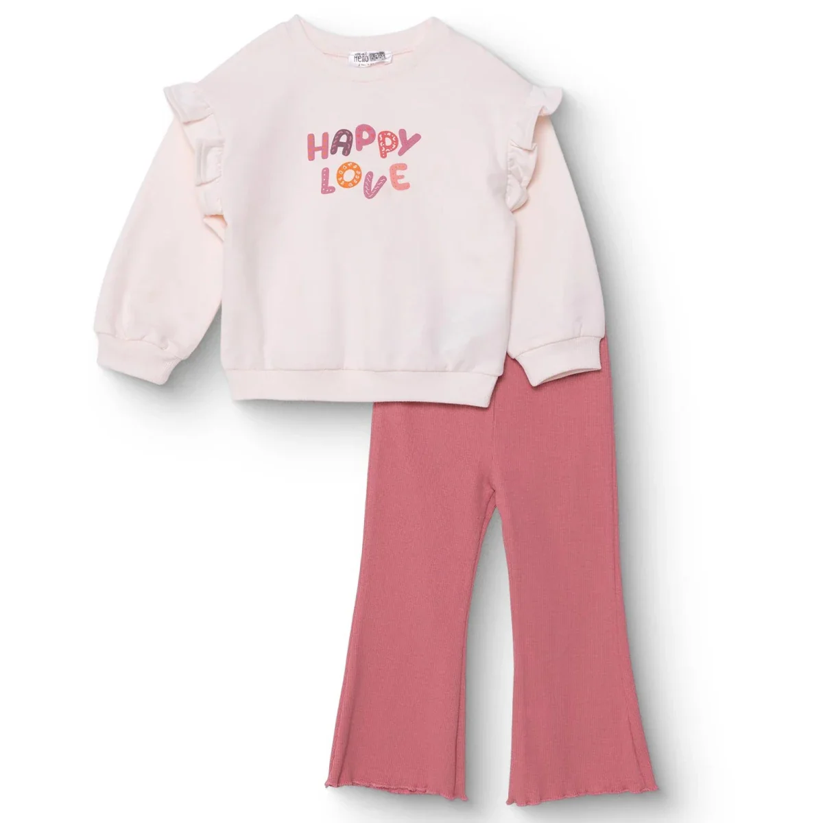 HelloBaby Sweatshirt-Leggings - Light Pink - Image 6