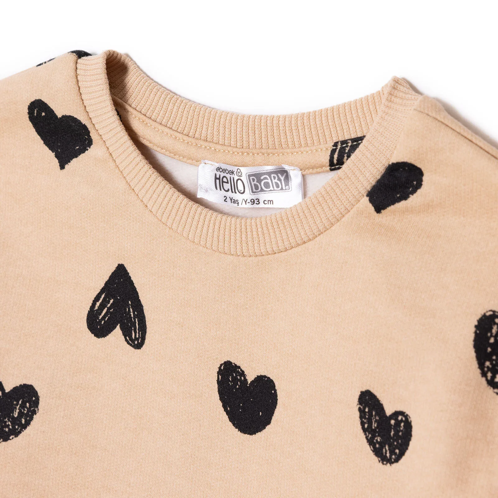 HelloBaby Sweatshirt Leggings - Beige - Image 3