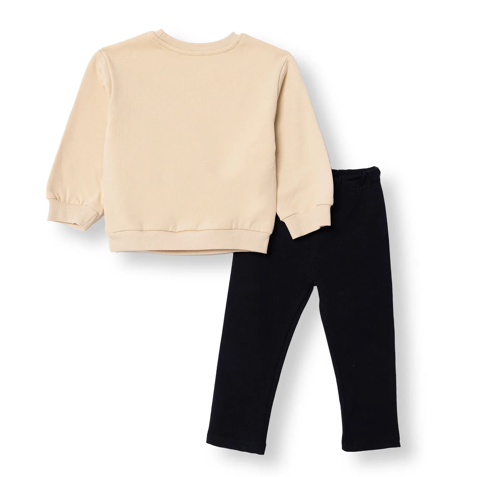 HelloBaby Sweatshirt Leggings - Beige - Image 2