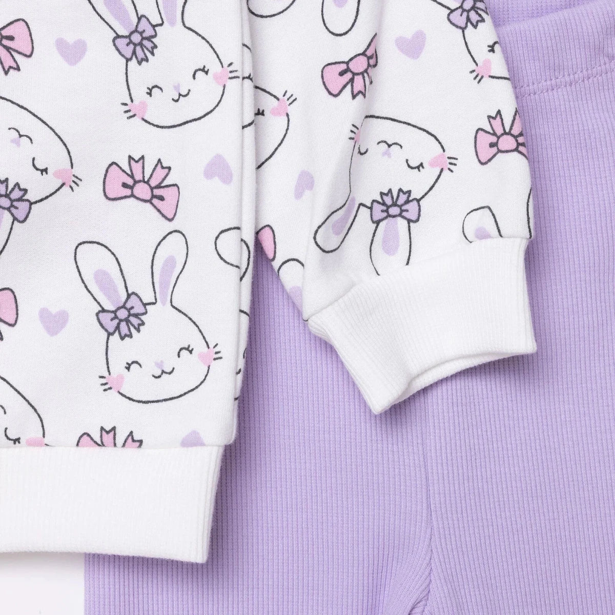 HelloBaby Sweatshirt Leggings - Lilac - Image 5