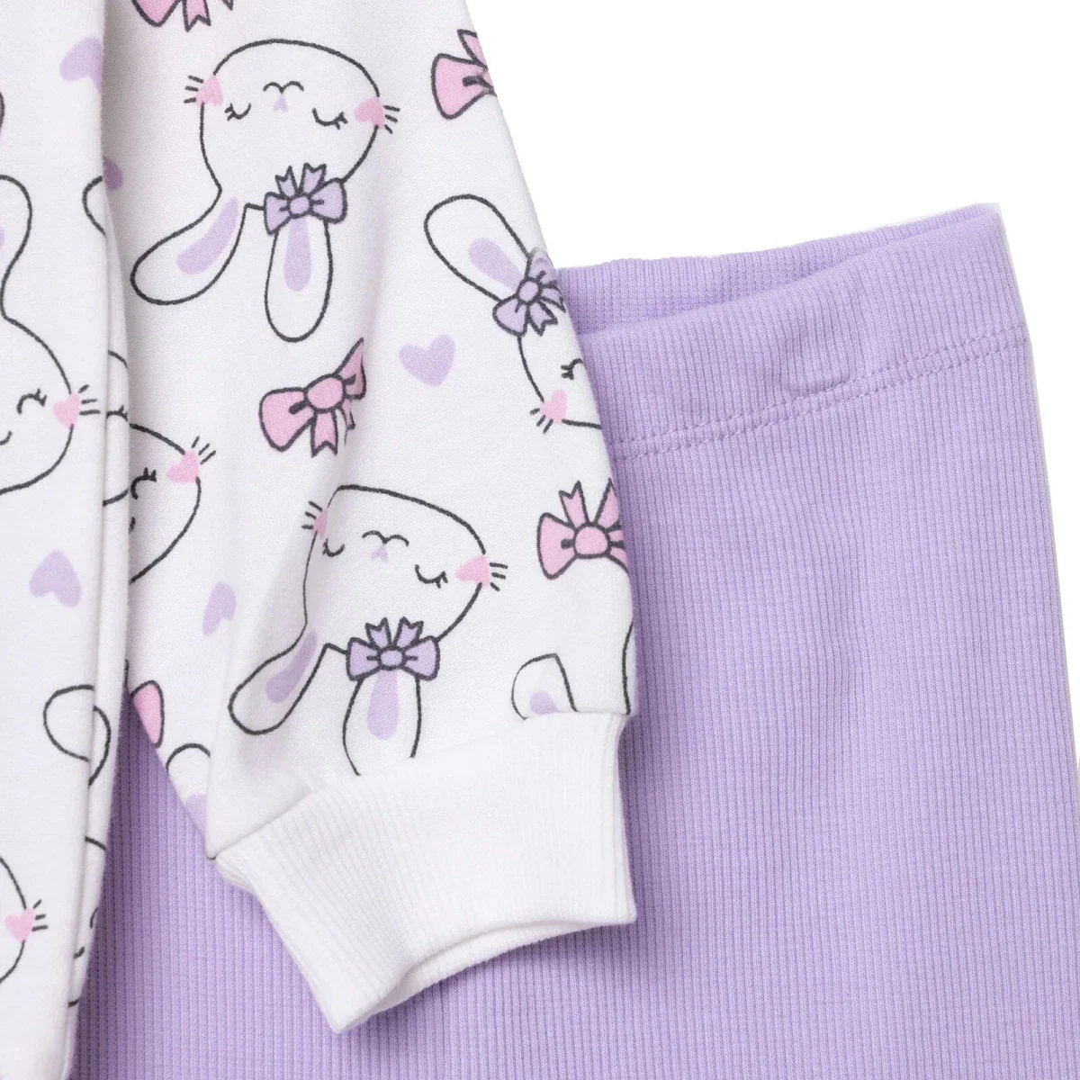 HelloBaby Sweatshirt Leggings - Lilac - Image 6