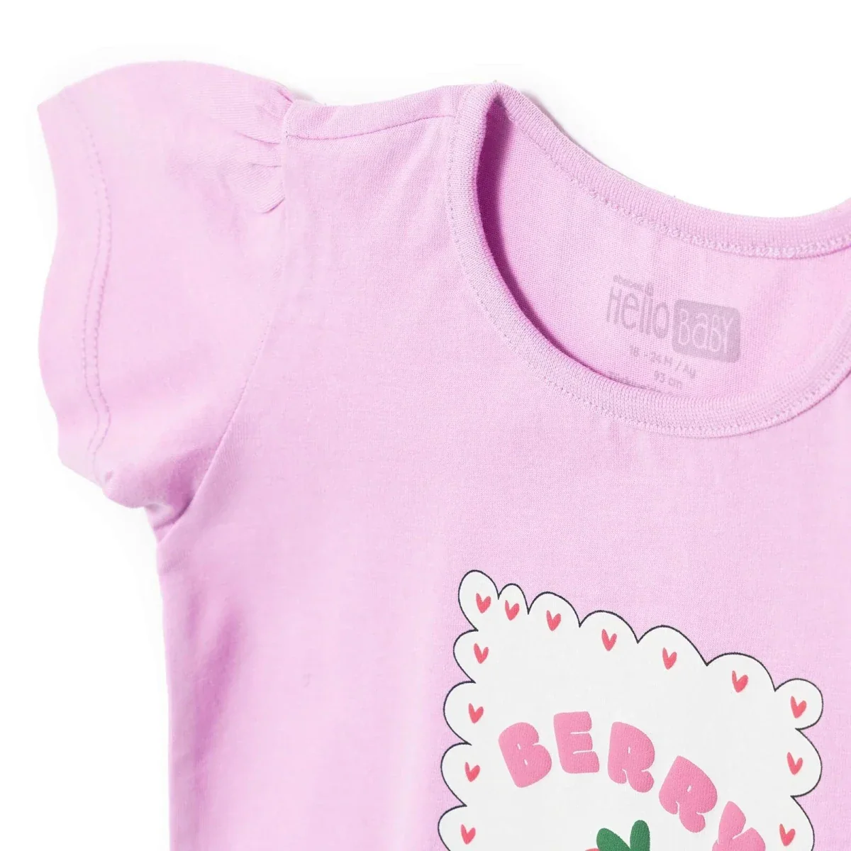 HelloBaby Girls T-shirt - Lilac - Image 3