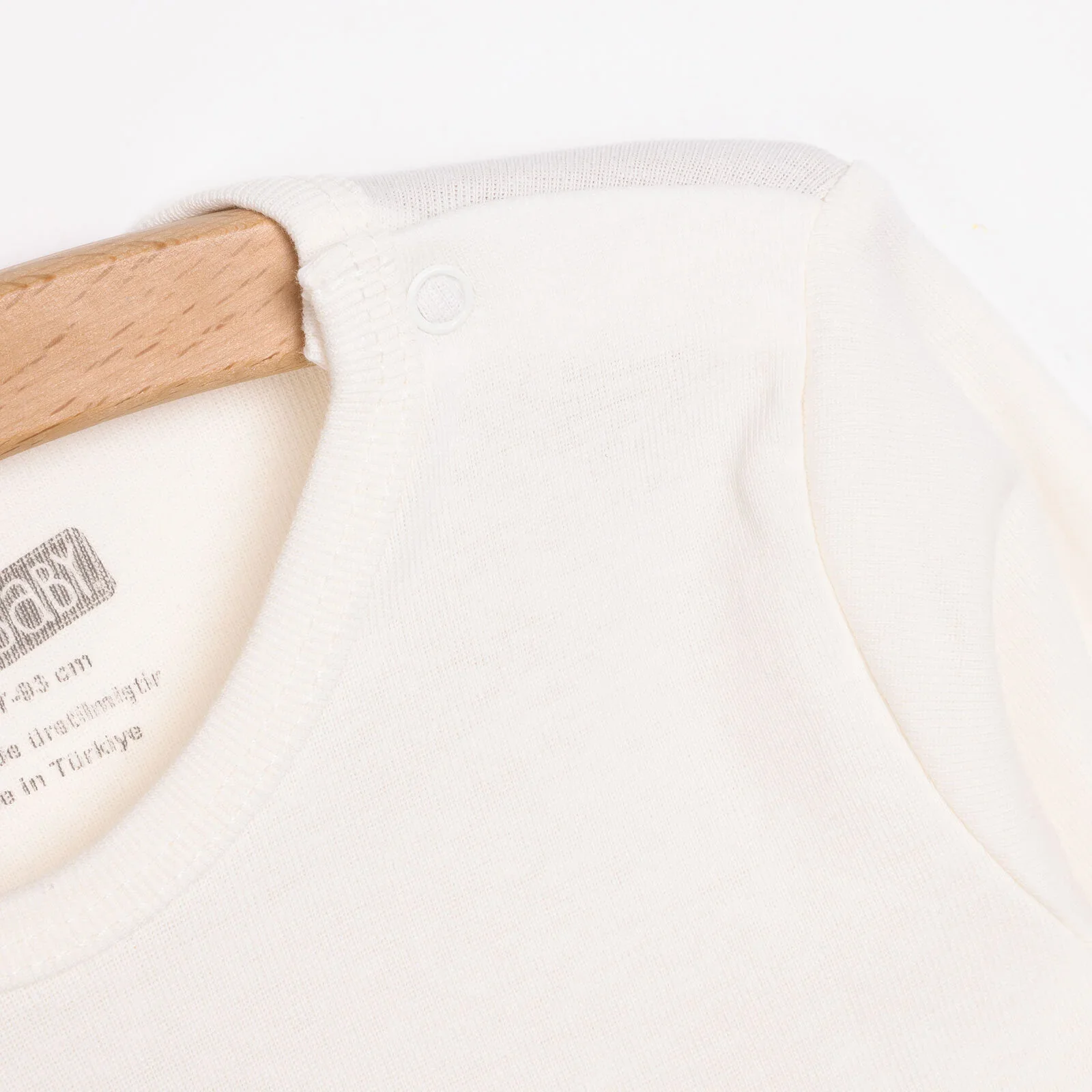 HelloBaby Unisex 2-Pack Long Sleeve Body - Ecru - Image 5