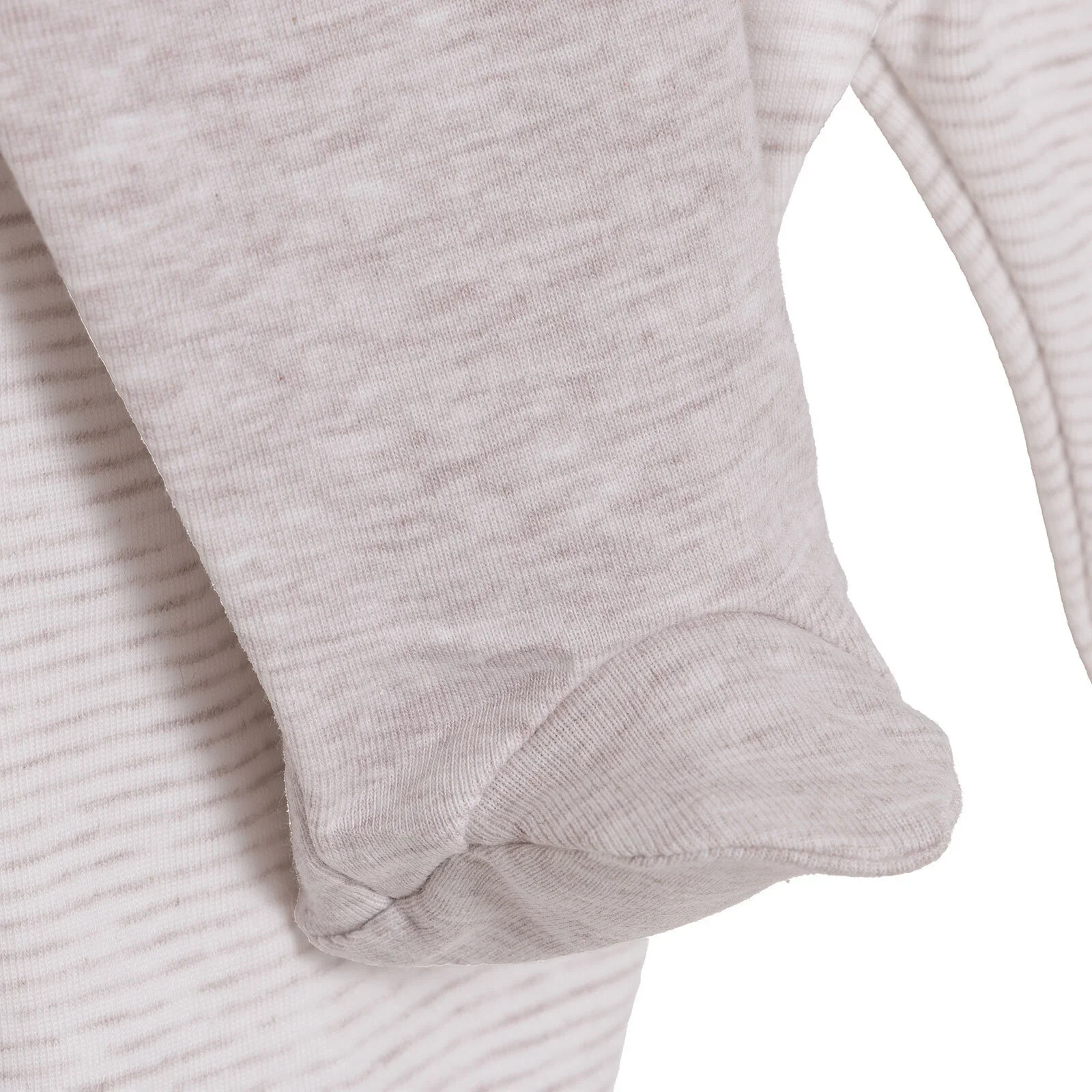 HelloBaby Unisex 2 Piece Footed Bottom - Beige - Image 6