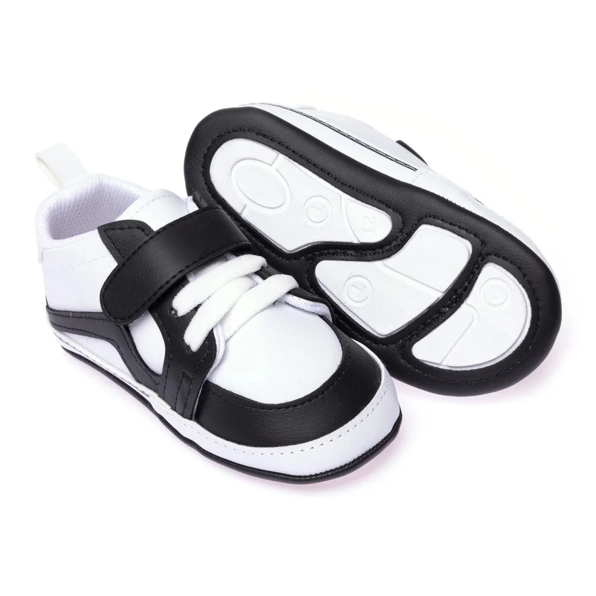 HelloBaby Unisex Baby First Walker Shoes - White - Image 2