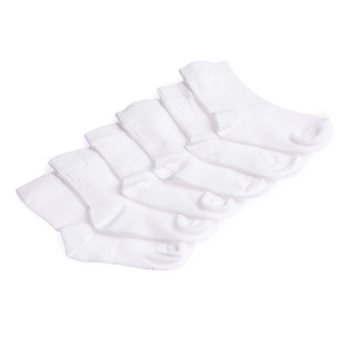 HelloBaby Unisex Baby Socks 3 Pack - White - Image 3