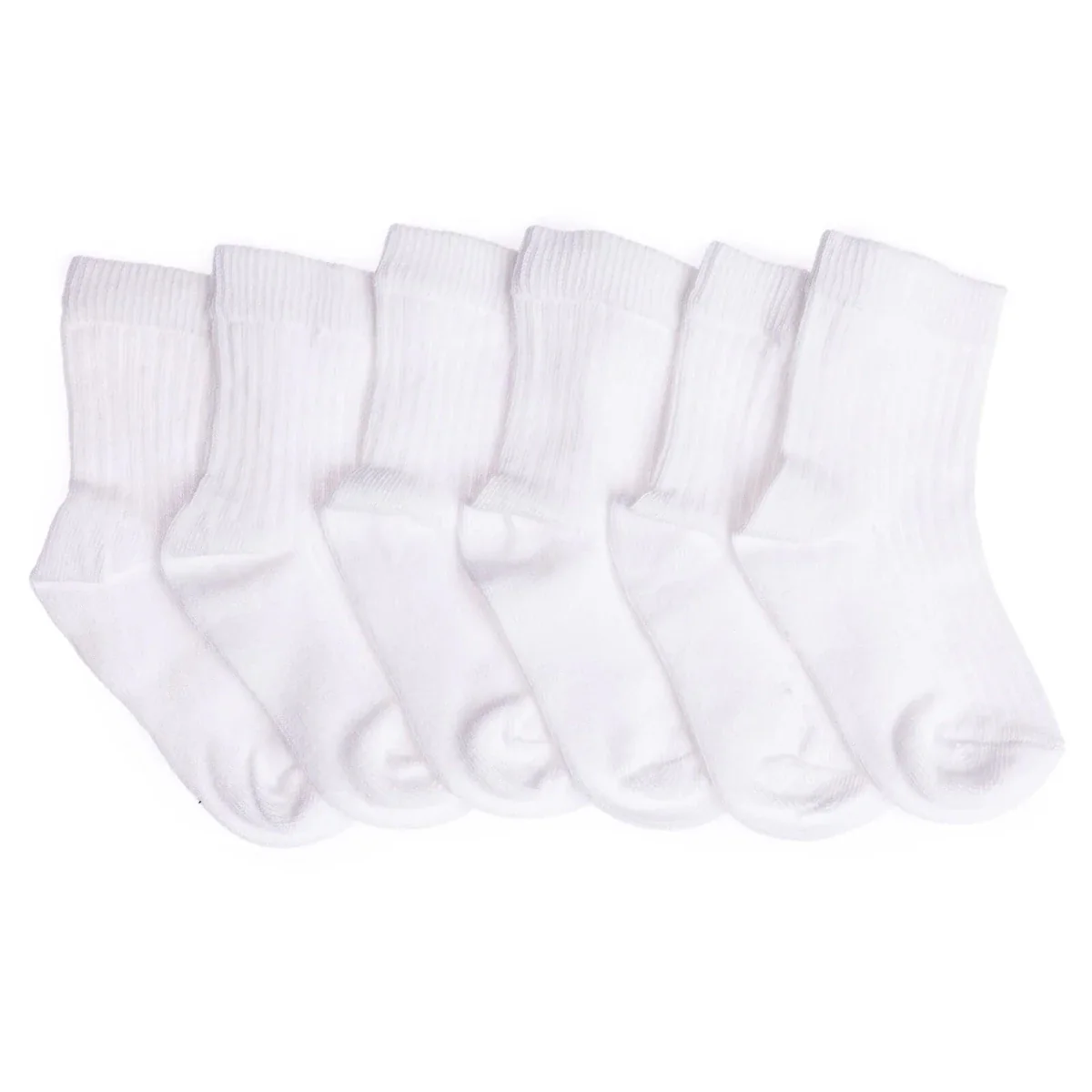 HelloBaby Unisex Baby Socks 3 Pack - White - Image 4