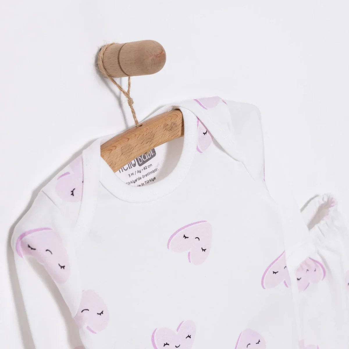 HelloBaby Unisex Body- Footless Bottom - Ecru - Image 3