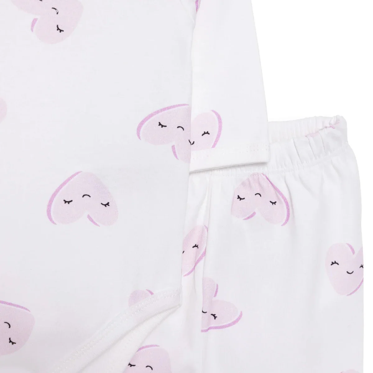 HelloBaby Unisex Body- Footless Bottom - Ecru - Image 5