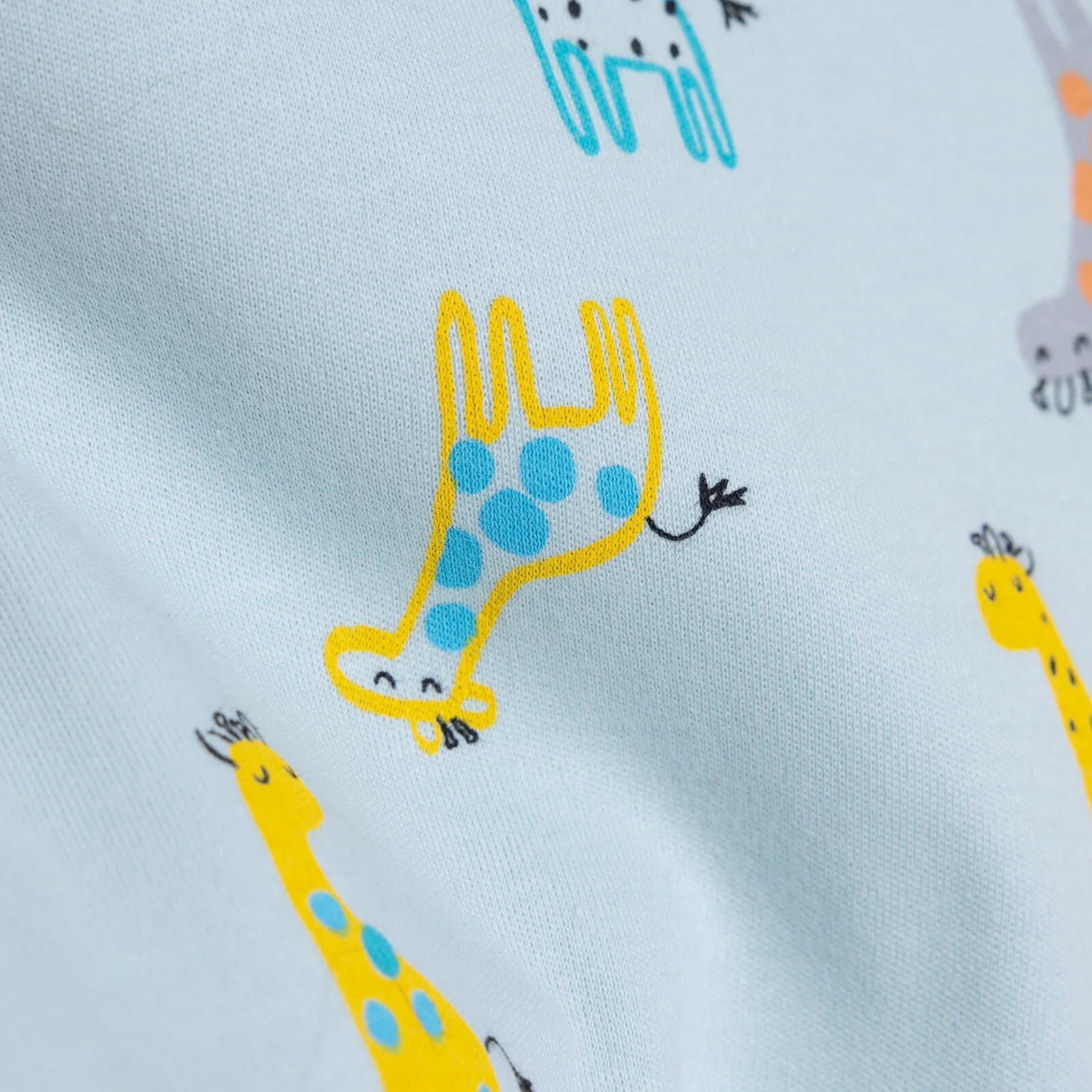 HelloBaby Unisex Body- Footless Bottom - Light Blue - Image 7