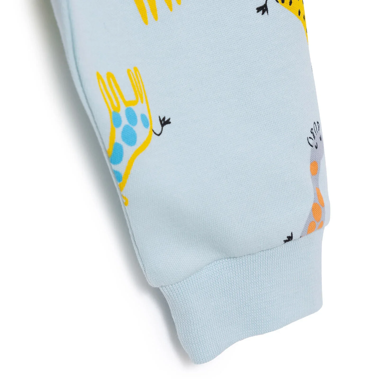 HelloBaby Unisex Body- Footless Bottom - Light Blue - Image 8