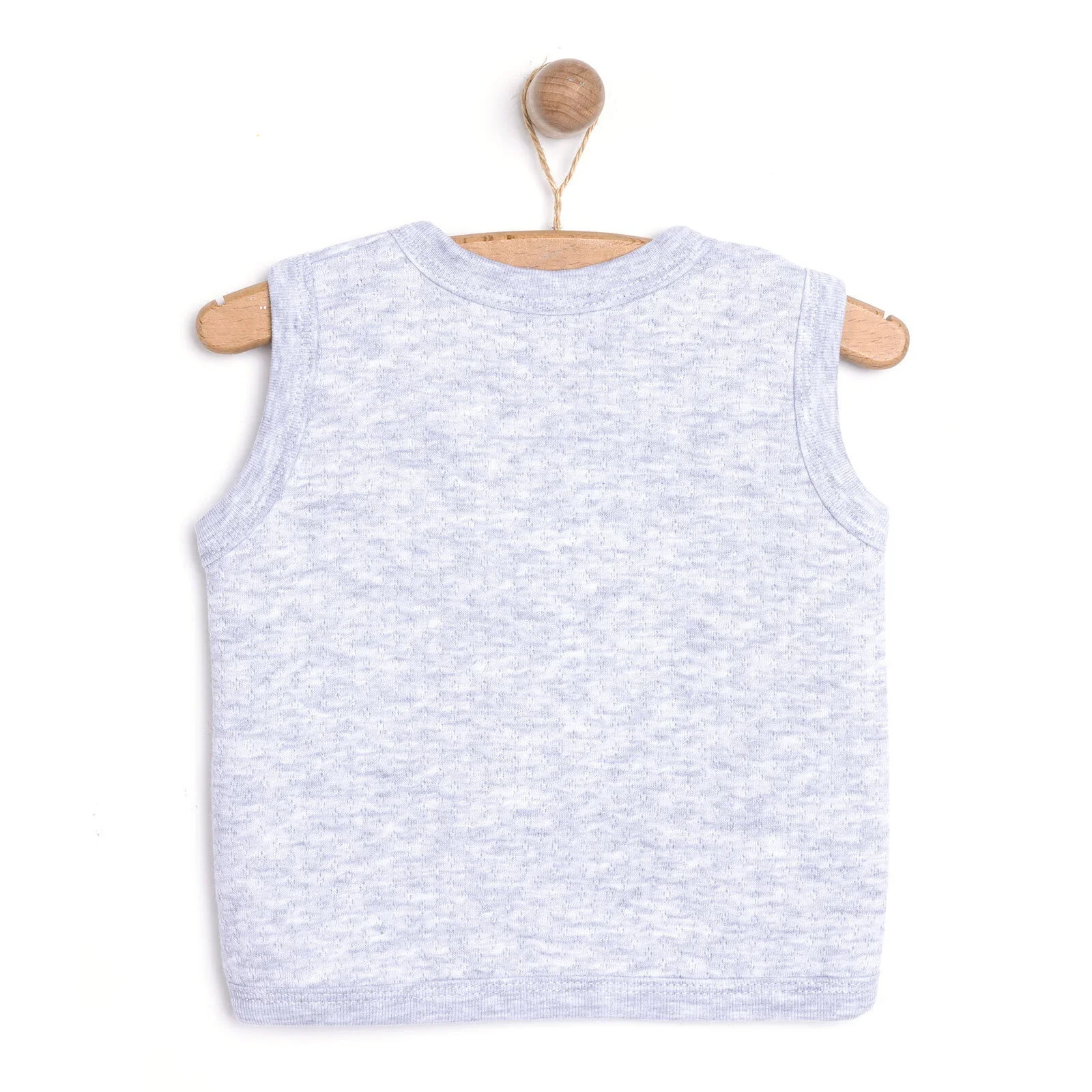 HelloBaby Unisex Classic Vest - Grey Melange - Image 2