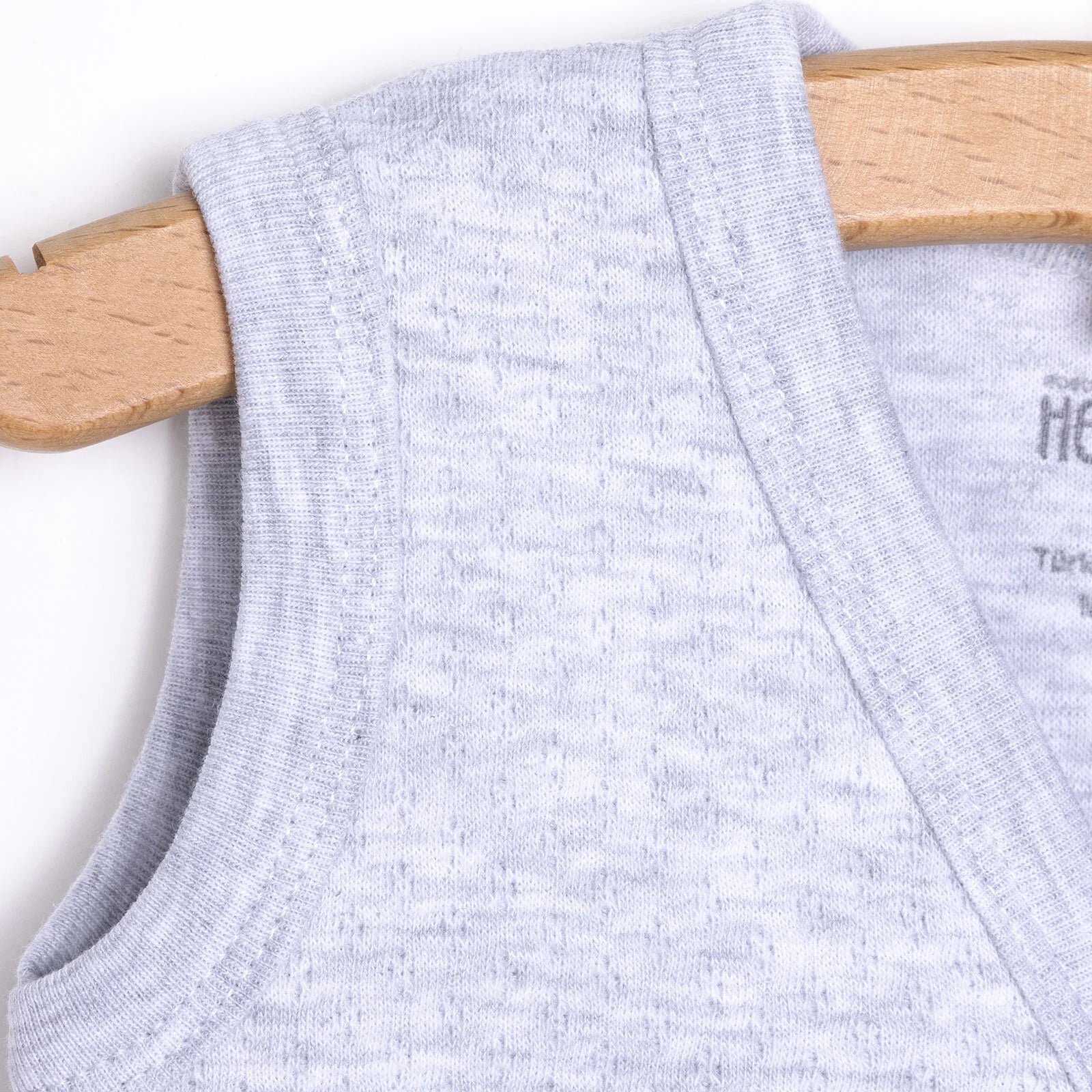 HelloBaby Unisex Classic Vest - Grey Melange - Image 5